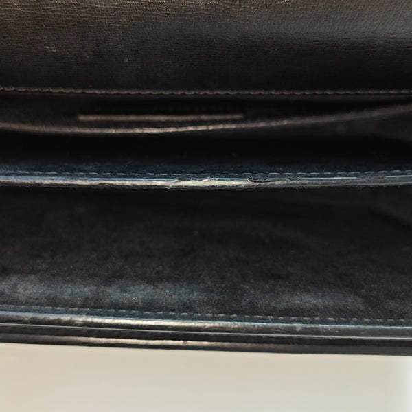 SUNSET Medium Calfskin Black