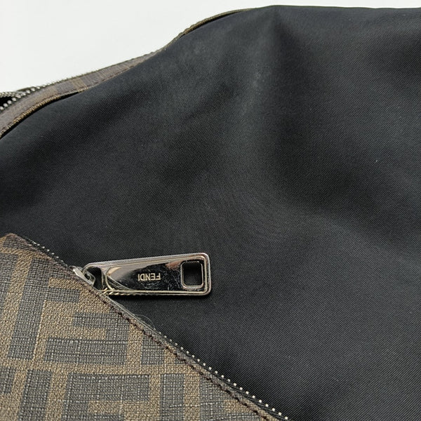 Coated Canvas Backpack Black
