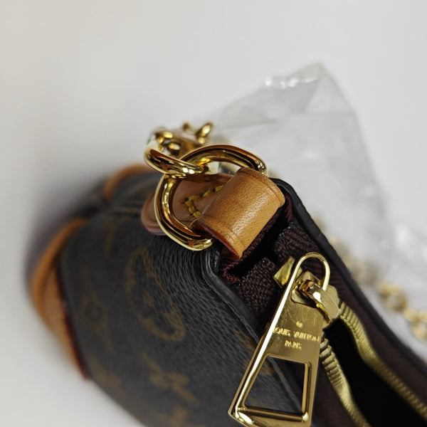 BOULOGNE Nano Monogram Coated Canvas Brown