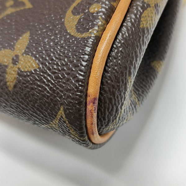 EVA Monogram Coated Canvas Brown