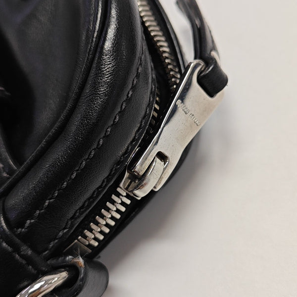 Calfskin Shoulder Bag Black