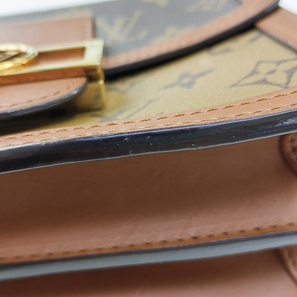 DAUPHINE Mini Monogram Coated Canvas Brown
