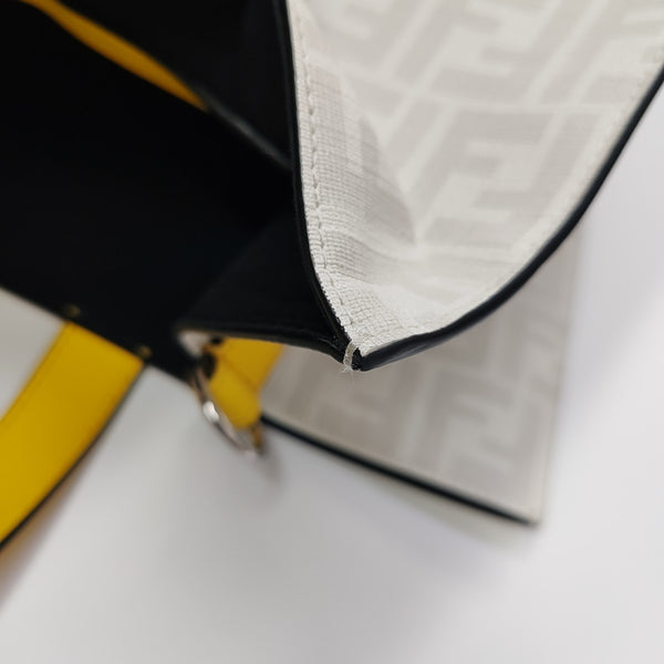 Coated Canvas Shoulder Bag Multicolor