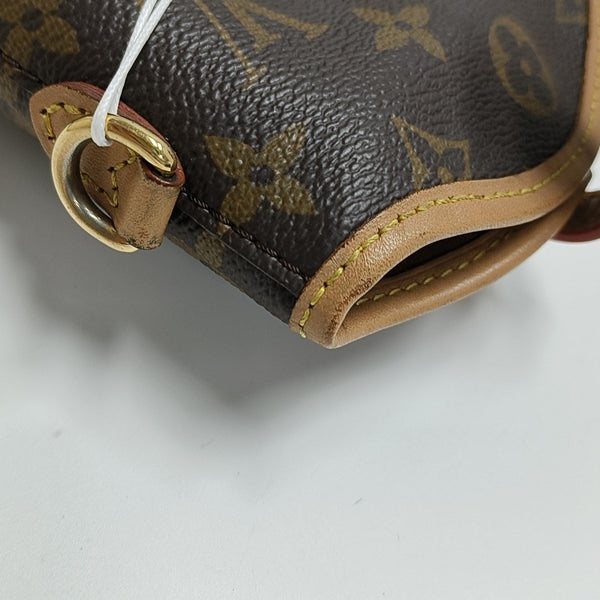 FOLD ME Monogram Coated Canvas Brown