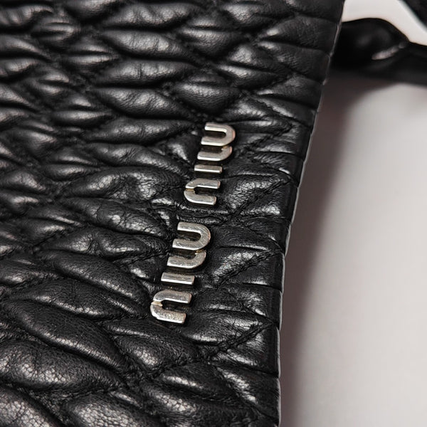 Avenue Quilted Lambskin Black