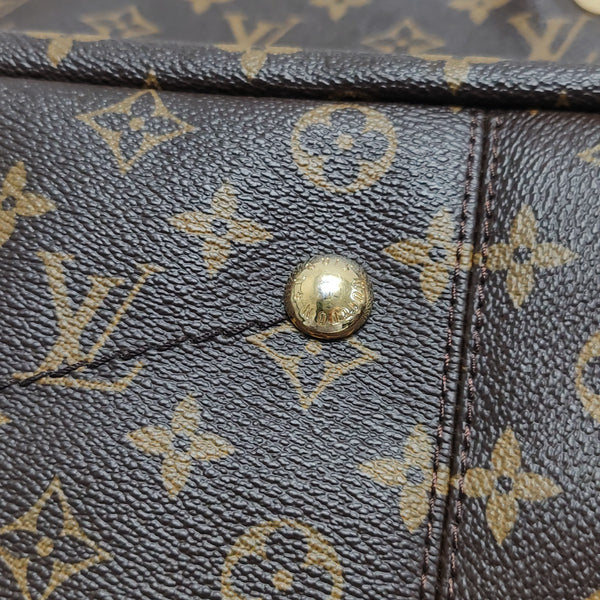 ARTSY MM Monogram Coated Canvas Brown
