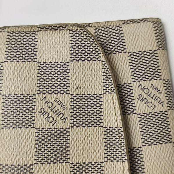 EMILIE Damier Azur Coated Canvas White