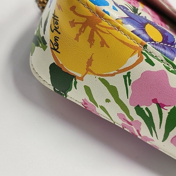 GG Marmont Mini Quilted Calfskin Multicolor