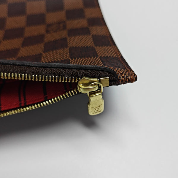 NEVERFULL MM Damier Ebene Coated Canvas Brown
