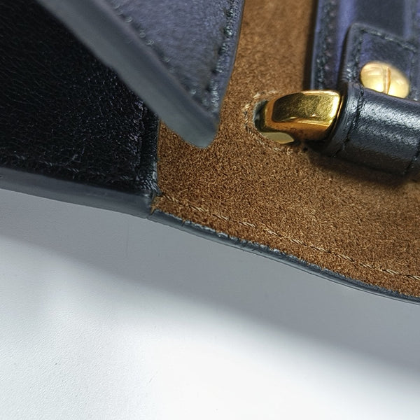 Kan U Small Calfskin Black