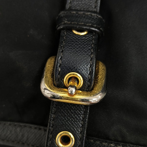 Nylon Tote Bag Black