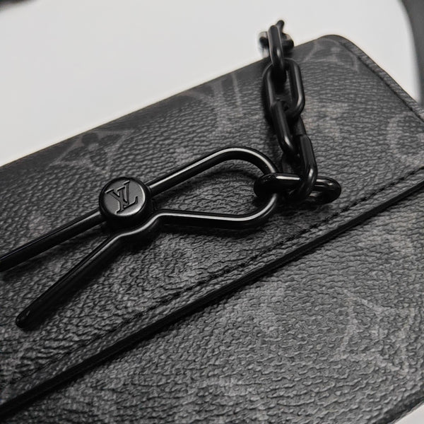 STEAMER Mini Monogram Coated Canvas Black