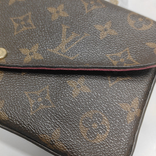 FÉLICIE Monogram Coated Canvas Brown