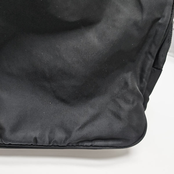 Nylon Top Handle Bag Black