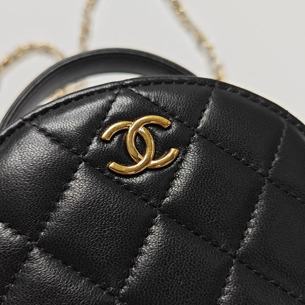 Quilted Lambskin Black