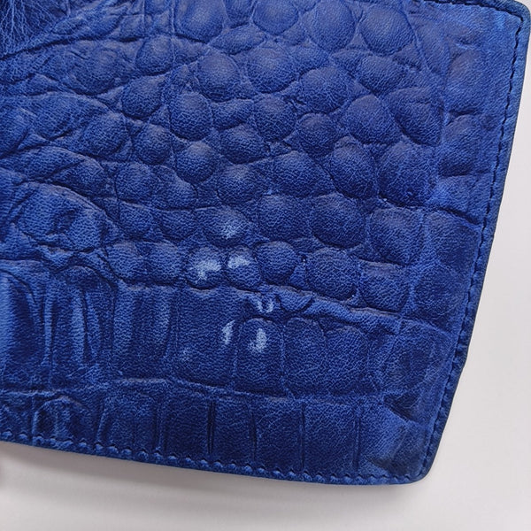 Leather Wallet Blue