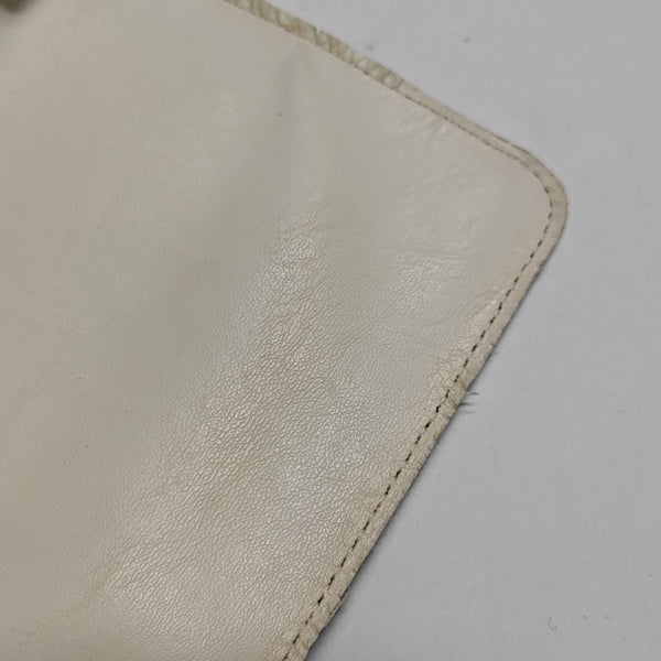 Coated Canvas Clutch Multicolor