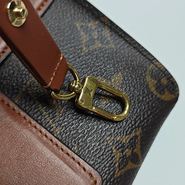 PADLOCK Monogram Coated Canvas Brown
