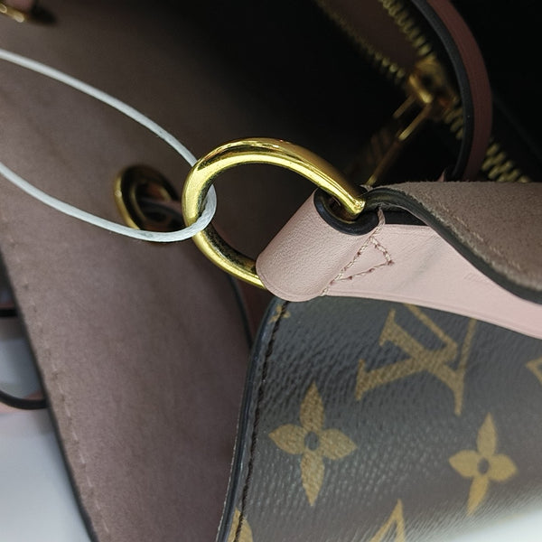 NÉONOÉ MM Monogram Coated Canvas Brown