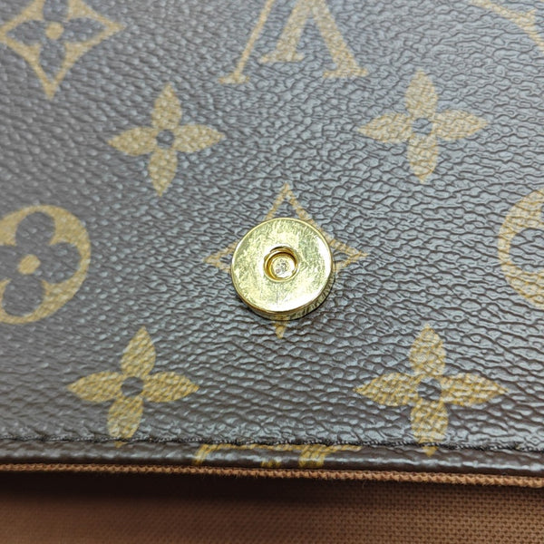 IVY Monogram Coated Canvas Brown