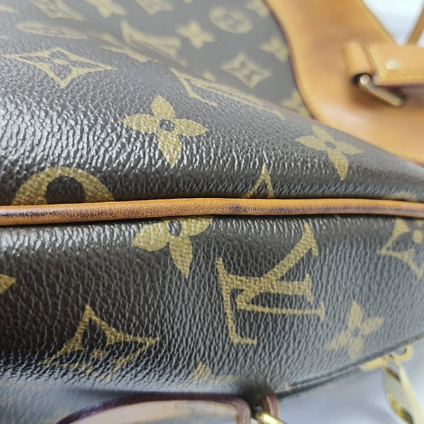 RETIRO NM Monogram Coated Canvas Brown