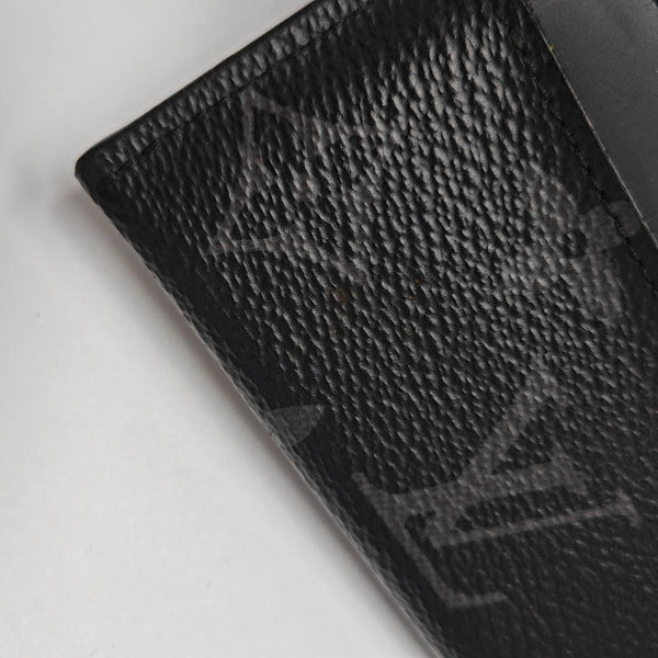 DOUBLE Monogram Coated Canvas Gray Card Holder
