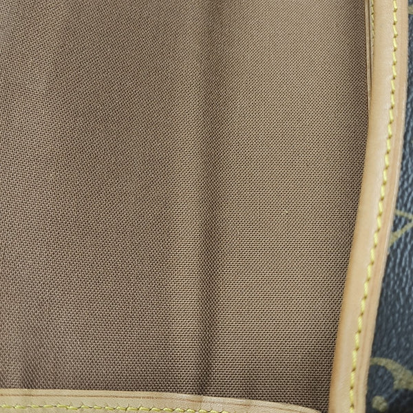 SOLOGNE PM Monogram Coated Canvas Brown