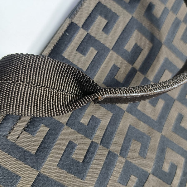 Fabric Tote Bag Brown
