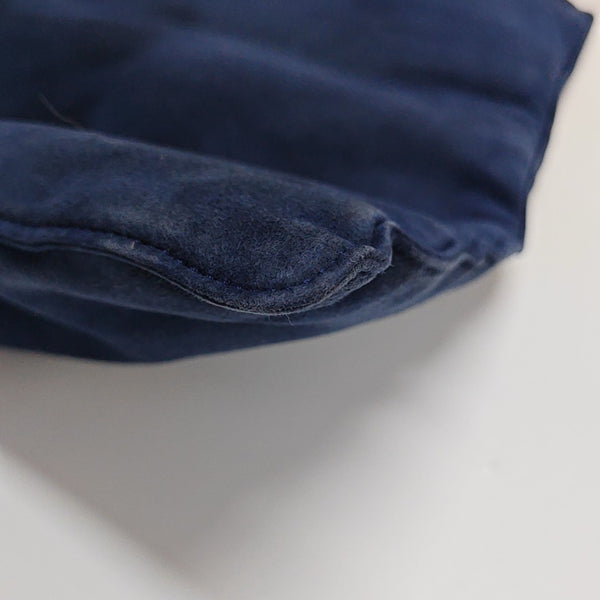 Suede Tote Bag Blue