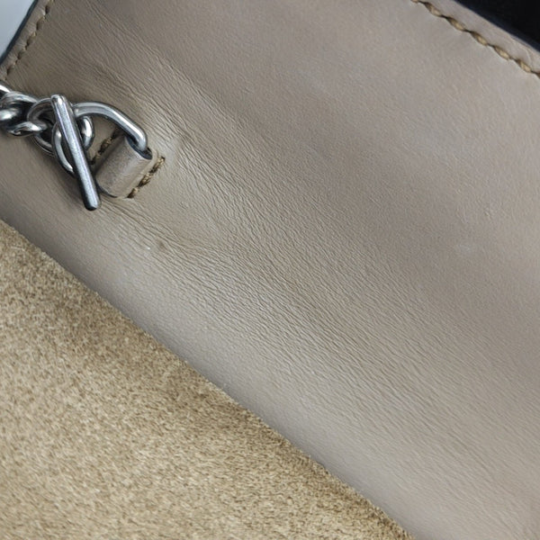 Dionysus Super Mini Monogram Coated Canvas Beige