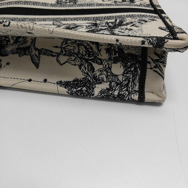 Book Tote Small Canvas White