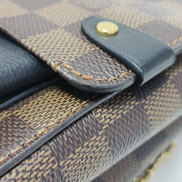 VAVIN PM Damier Ebene Coated Canvas Brown