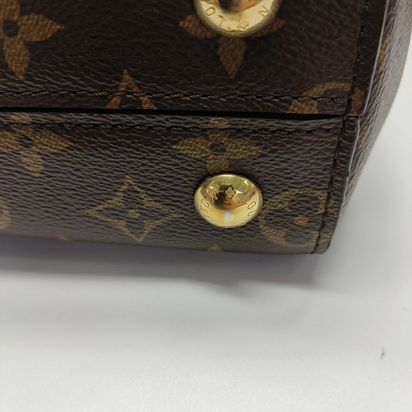 CLUNY Monogram Coated Canvas Brown