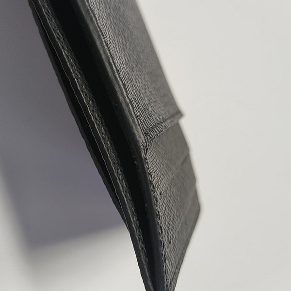 Damier Graphite Coated Canvas Card Holder Black