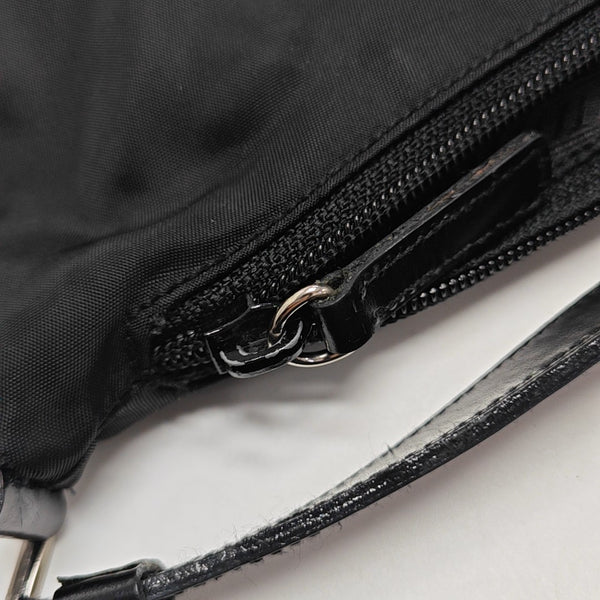 Nylon Shoulder Bag Black