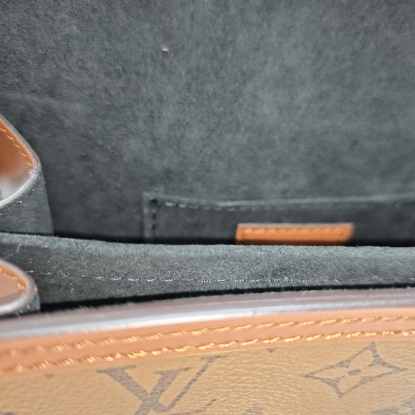 DAUPHINE Mini Monogram Coated Canvas Brown
