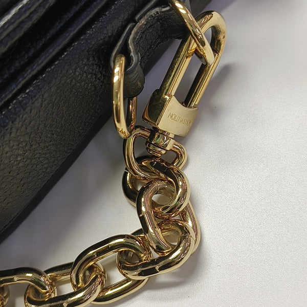 MÉTIS EAST WEST Monogram Calfskin Black