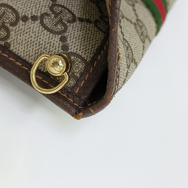 Ophidia Mini Monogram Coated Canvas Beige
