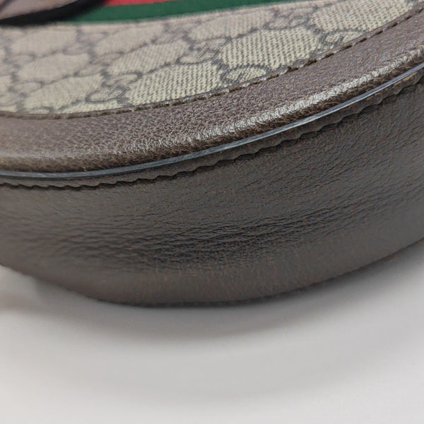 Ophidia Mini Monogram Coated Canvas Beige