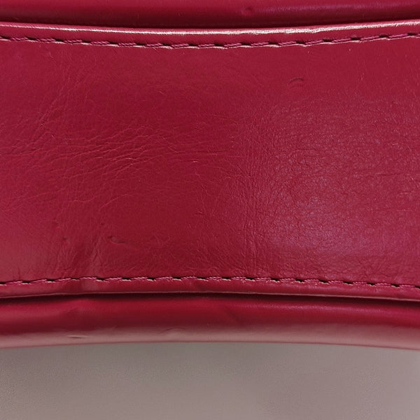 GABRIELLE Small Chevron, Quilted Calfskin Red