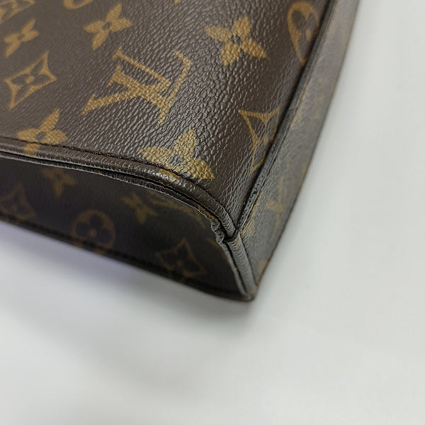 SAC PLAT BB Monogram Coated Canvas Brown