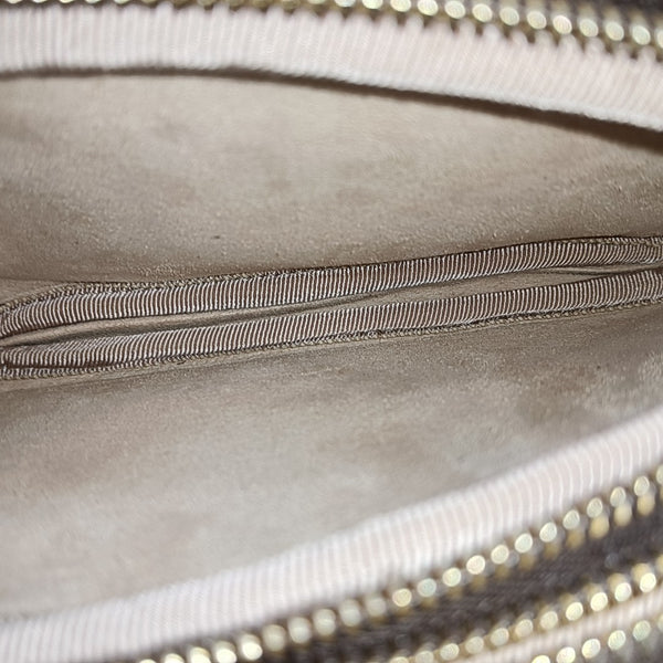 Ophidia Mini Monogram Coated Canvas Beige