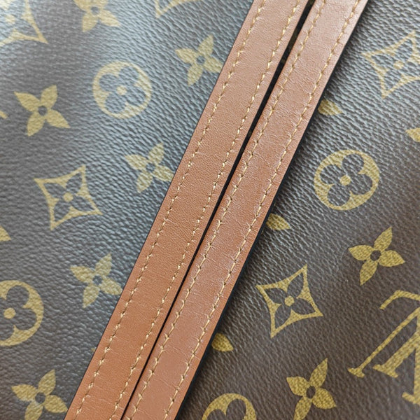 NÉONOÉ MM Monogram Coated Canvas Brown