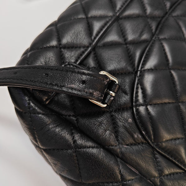 URBAN SPIRIT Small Quilted Lambskin Black