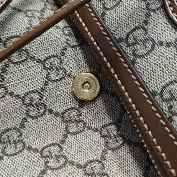Monogram Coated Canvas Backpack Black