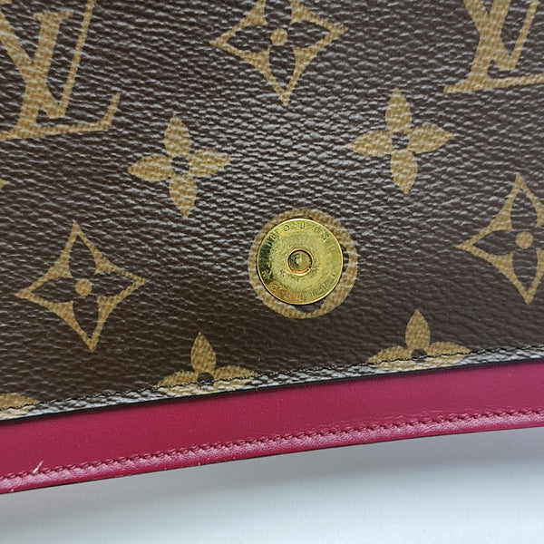 FLORE Monogram Coated Canvas Brown
