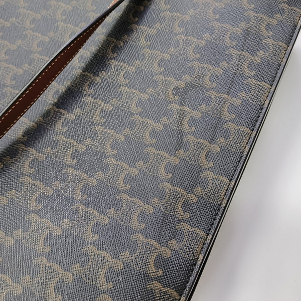 CABAS CELINE Small Coated Canvas Brown