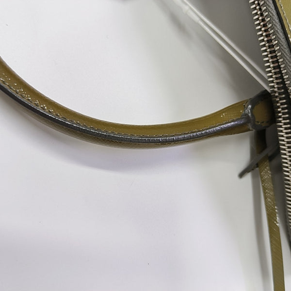 Saffiano Calfskin Tote Bag Large Green