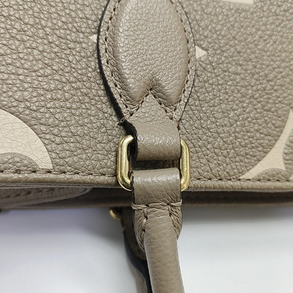 ONTHEGO PM Monogram Calfskin Gray
