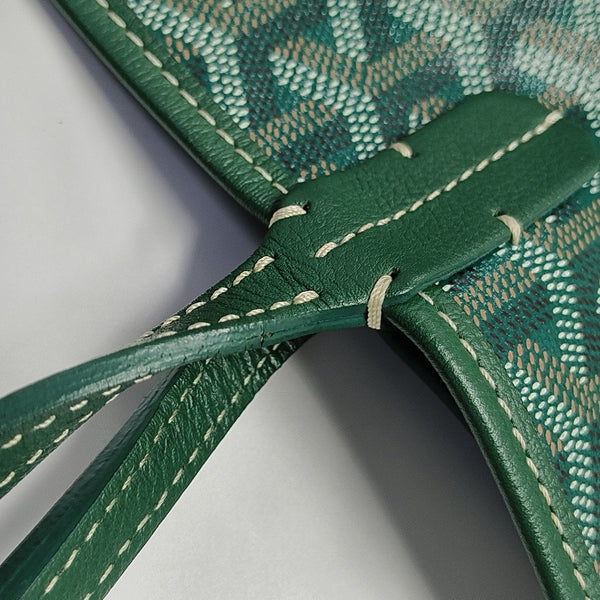 Saint Louis PM Coated Canvas Green